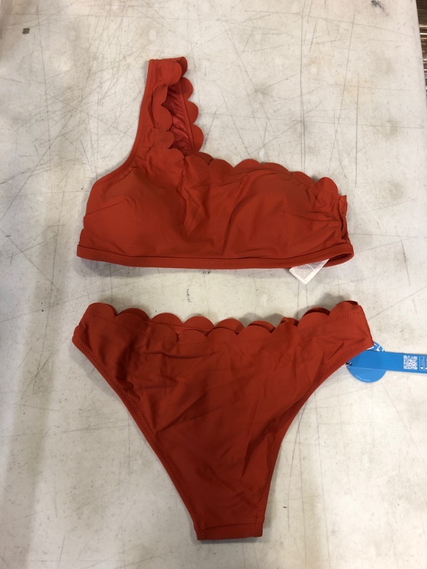 Photo 1 of Generic Red Two Piece Swimsuit. Small