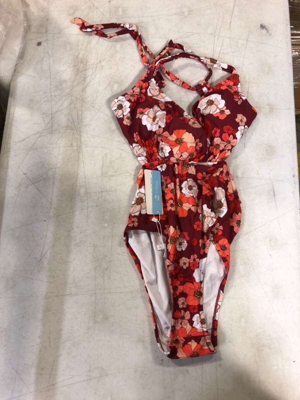 Photo 2 of CUPSHE Olivia Floral One Piece Swimsuit. Small
