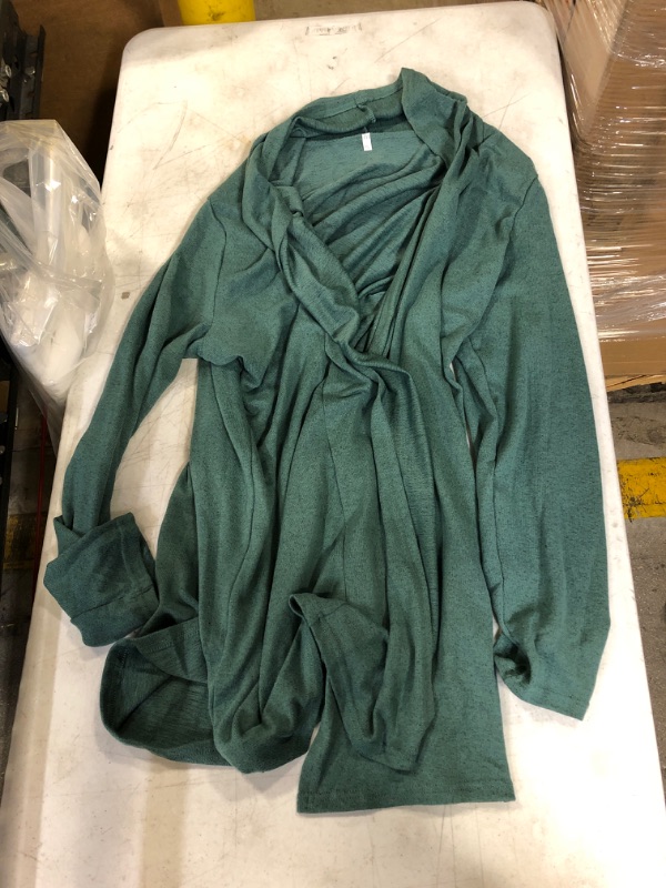 Photo 1 of Generic Green Long Sleeve Cardigan. XXL