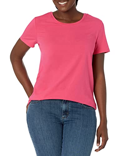 Photo 1 of Amazon Essentials Women's Classic-Fit Short-Sleeve Crewneck T-Shirt-LARGE-