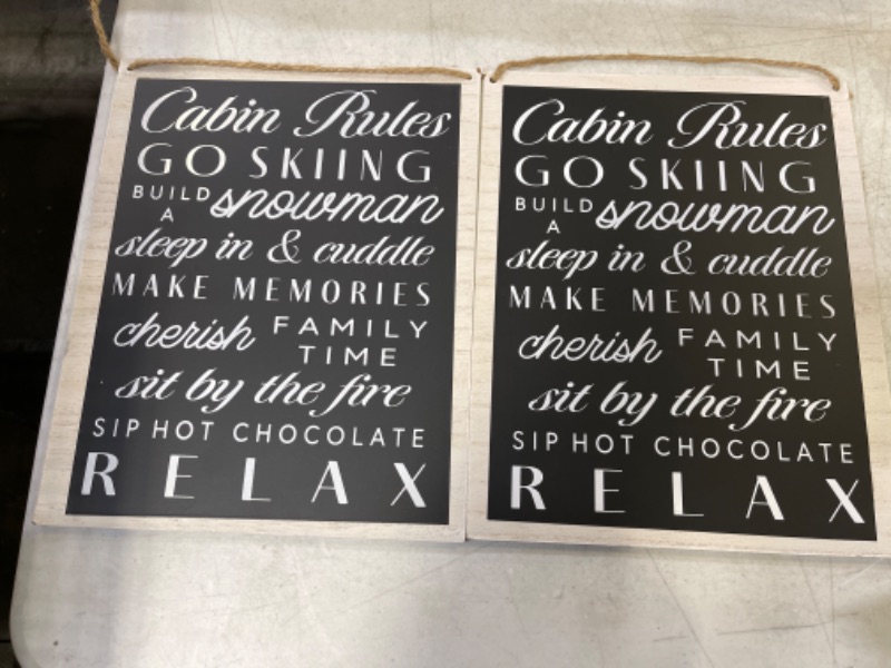 Photo 1 of 12"X9 1/2" HOME DECOR SIGNS