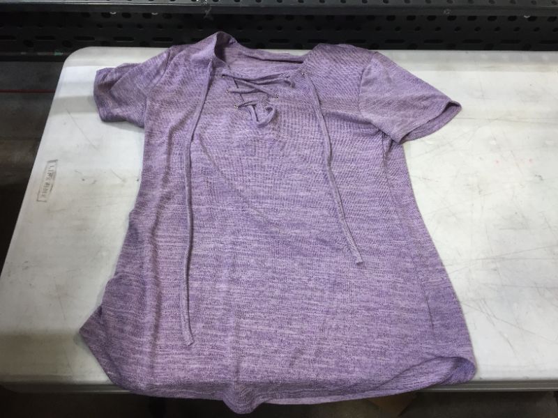 Photo 1 of Fashion Casual women's purple shirt 