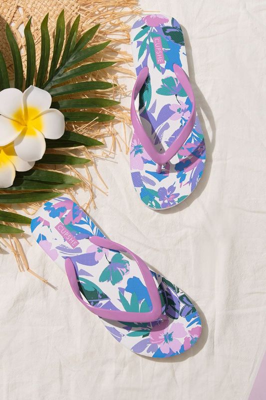 Photo 1 of Flowerburst Floral Flip Flops
