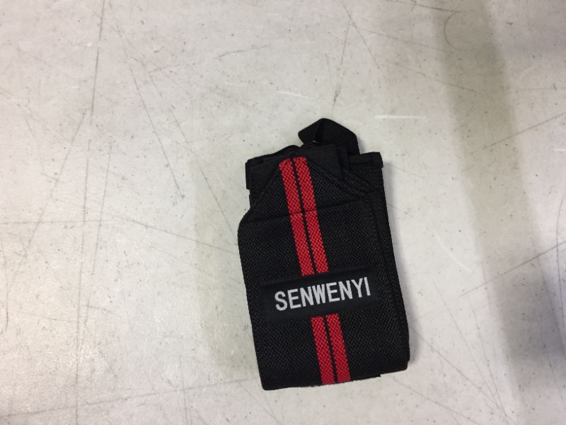 Photo 1 of SENWENYI Premium Wrist Wraps for Weightlifting 18 Inches Thumb Loops with Wrist Support for Workouts Powerlifting Wrist Straps for Weight Lifting Men and Women Weight Lifting, Crossfit, Powerlifting, Strength Training 2 pack 
