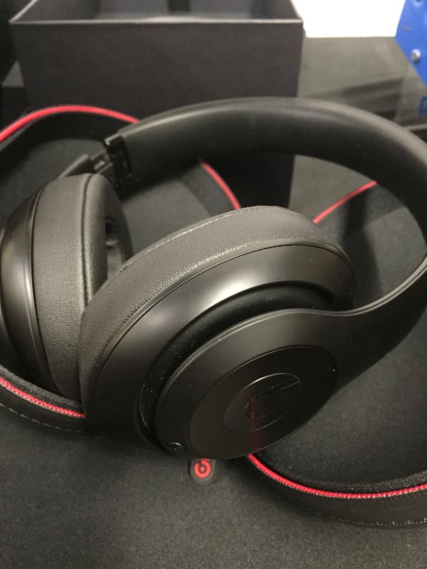 Photo 3 of Beats Studio3 Wireless Noise Cancelling Over-Ear Headphones - Apple W1 Headphone Chip, Class 1 Bluetooth, 22 Hours of Listening Time, Built-in Microphone - Matte Black (Latest Model)
