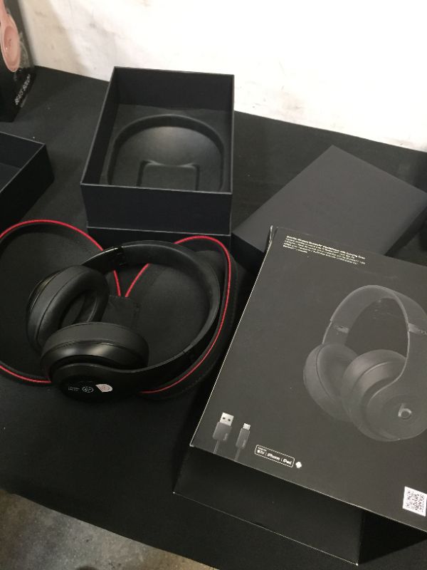 Photo 2 of Beats Studio3 Wireless Noise Cancelling Over-Ear Headphones - Apple W1 Headphone Chip, Class 1 Bluetooth, 22 Hours of Listening Time, Built-in Microphone - Matte Black (Latest Model)
