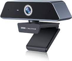 Photo 1 of Enther & MAXHUB 4K Webcam with Microphone HD Webcam with AutoFocus Auto Light...
