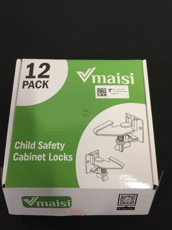 Photo 1 of MAISI 12 PACK CHILD SAFETY CABINET LOCKS -- MISSING SOME SETS TO LOCKS 