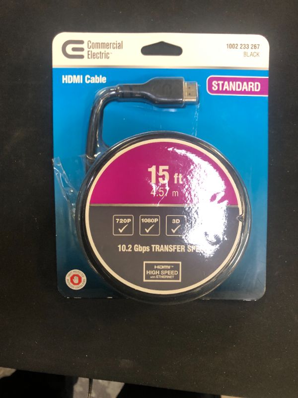 Photo 1 of 15 ft. Standard HDMI Cable

