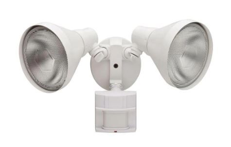Photo 1 of 180 Degree White Motion-Sensing Outdoor Security-Light

