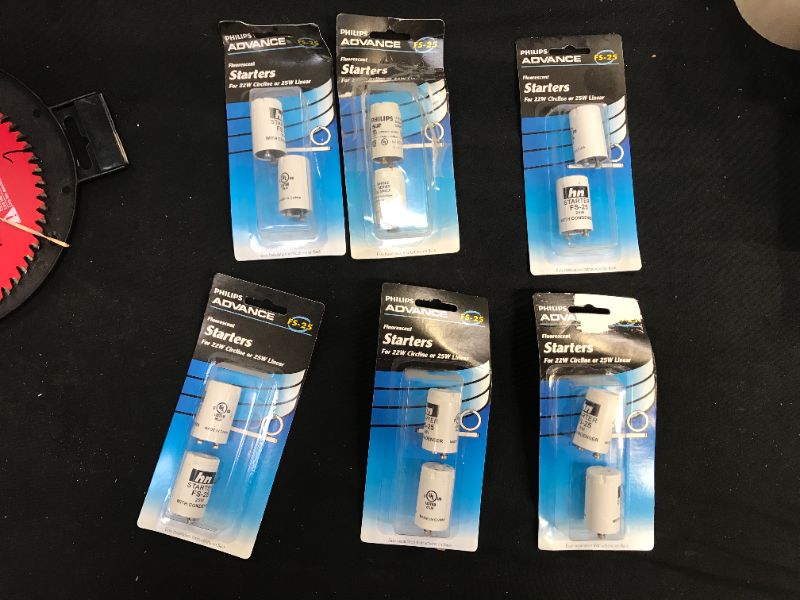 Photo 1 of Fluorescent Starter for 22-Watt and 25-Watt Lamp 6 pack