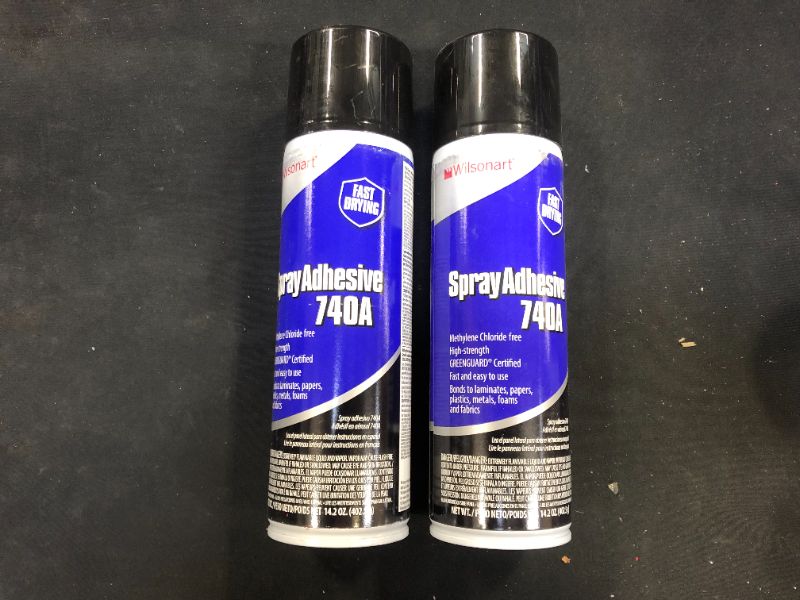 Photo 1 of 14.2 oz. 740A Fast Drying Aerosol Contact Adhesive 2 Pack