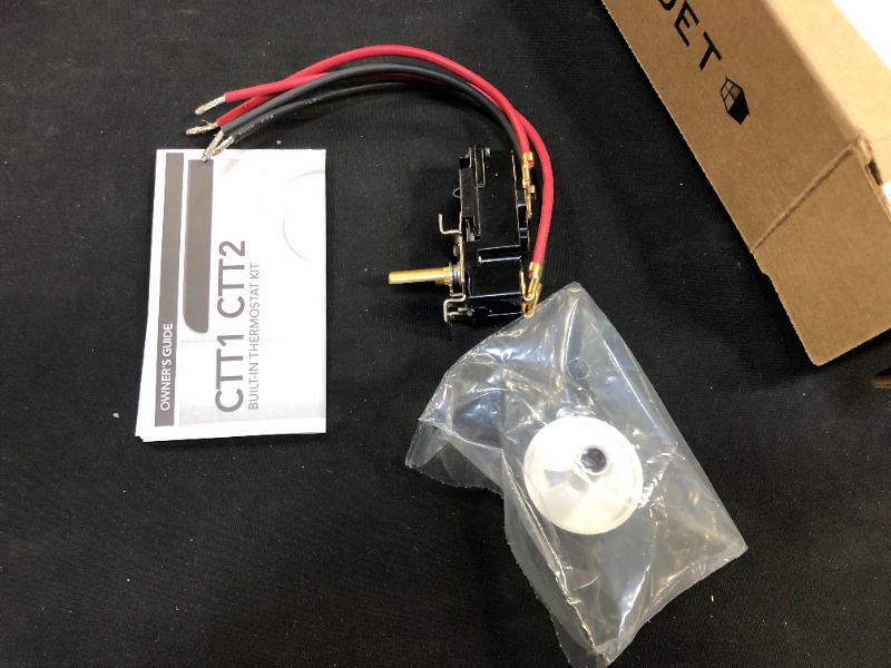 Photo 1 of Com-Pak Series White Integral Double-Pole 22 Amp Thermostat Kit
