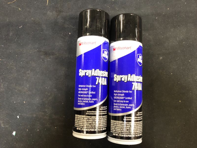 Photo 1 of 14.2 oz. 740A Fast Drying Aerosol Contact Adhesive 2 Pack