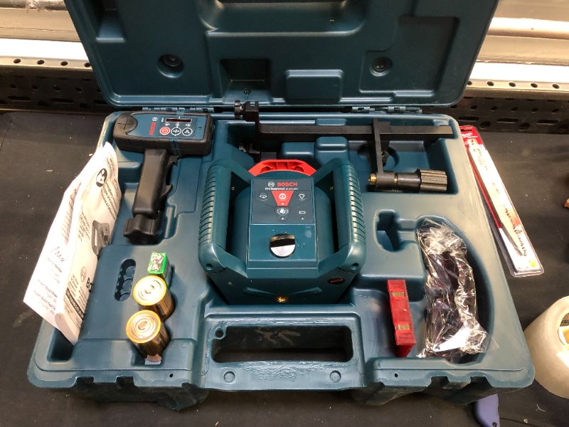 Photo 1 of 800 ft. Rotary Laser Level Complete Kit Self Leveling with Hard Carrying Case
