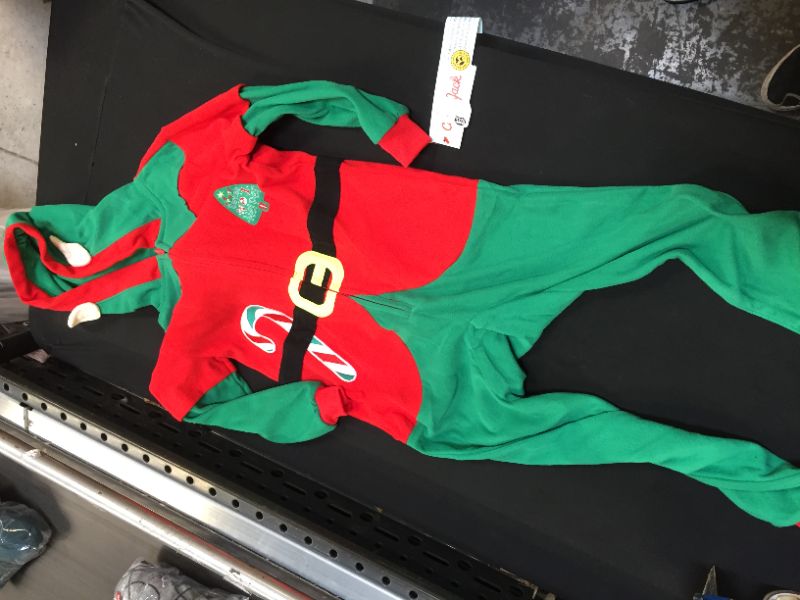 Photo 1 of Kids' Elf Pajama Jumpsuit - Cat & Jack™ Red Size 4