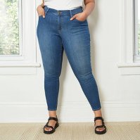 Photo 1 of Women's Plus Size Mid-Rise Skinny Jeans - Ava & Viv Size 22W