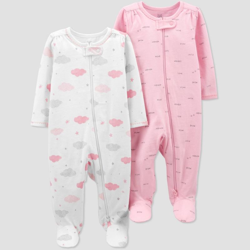 Photo 1 of Baby Girls' 2pk Sleep N' Play - Just One You® Made by Carter's Size: Newborn
