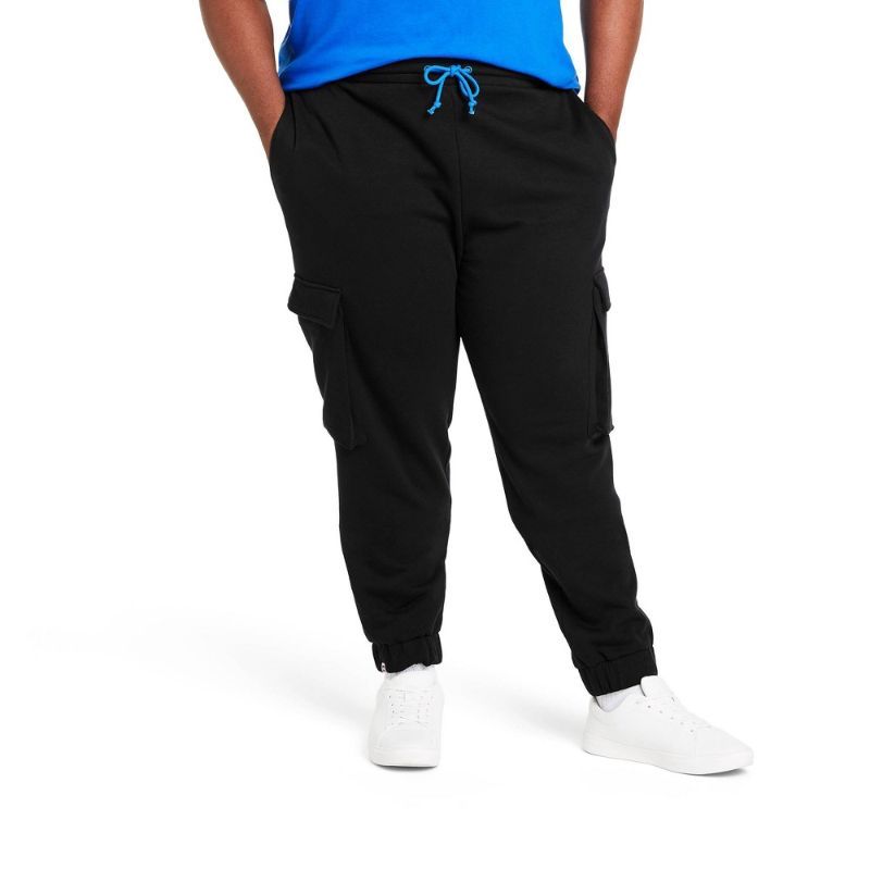 Photo 1 of Men's Big & Tall Cargo Sweat Jogger Pants - LEGO® Collection X Target Size: 5XLT---ITEM IS DIRTY---


