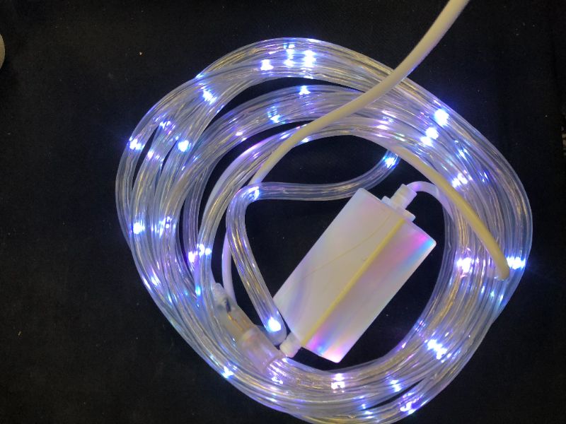 Photo 1 of Aura Outdoor 16 ft. Plug-in Color Changing Light LED Rope Light 
