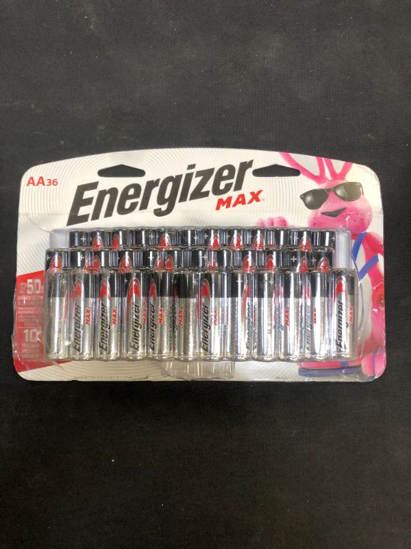 Photo 1 of Energizer Max AA Batteries (36 Pack), Double A Alkaline Batteries	