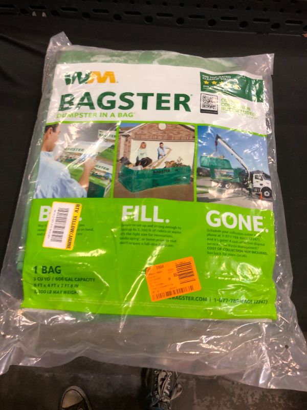 Photo 2 of Bagster Dumpster In A Bag, Green