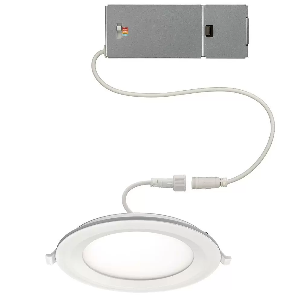 Photo 1 of  Commercial Electric Ultra Slim 6 in. Canless Selectable CCT Integrated LED Reces