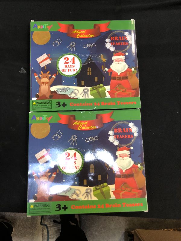 Photo 1 of Christmas Brain Teaser 2 Pack 