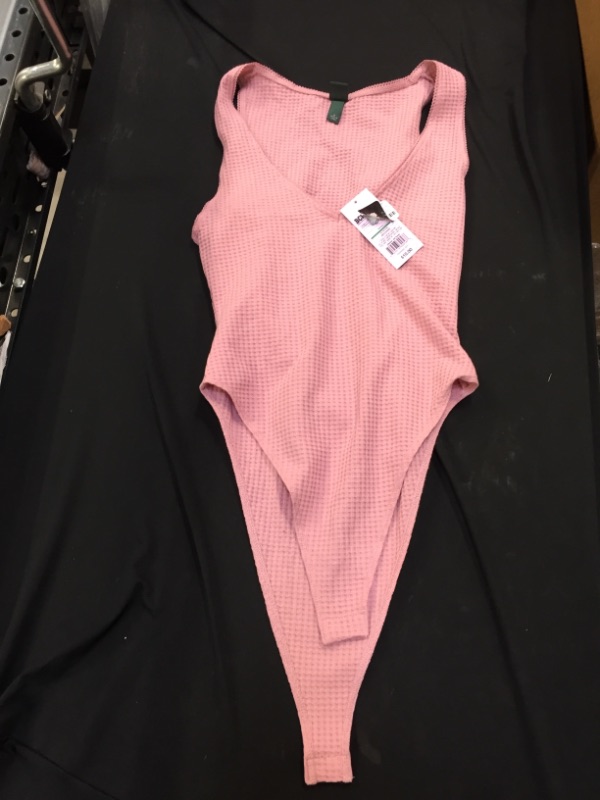 Photo 1 of Generic Pink Sleeveless Bodysuit. Small