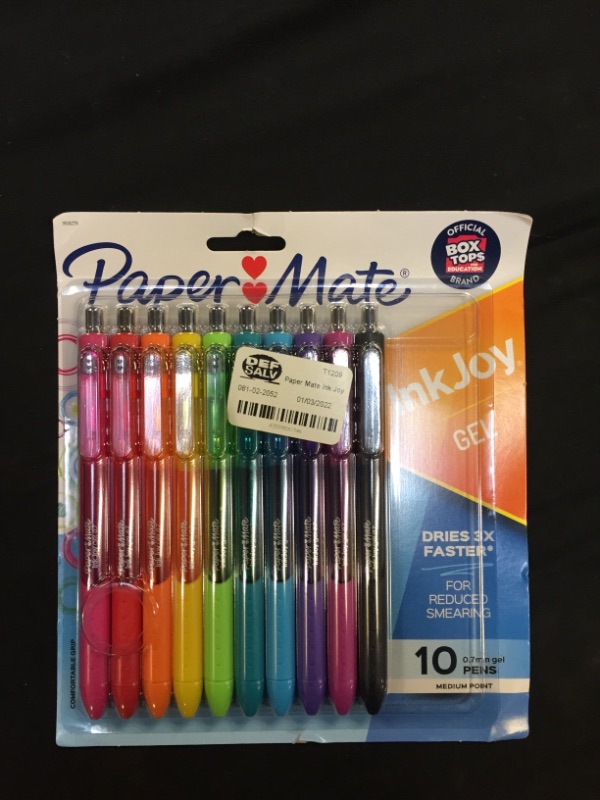 Photo 2 of Paper Mate InkJoy Gel Pens, Medium Point, Assorted Colors, 10 Count
