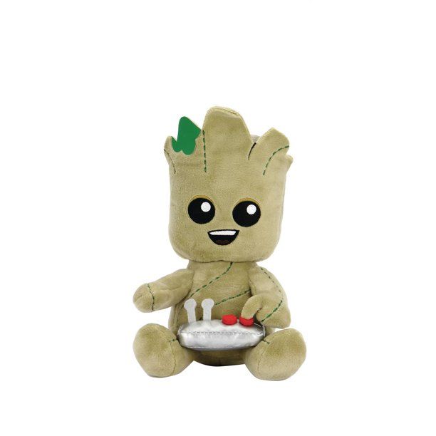 Photo 1 of Marvel Guardians of the Galaxy Teen Groot w/ Button Phunny Plush Toy
