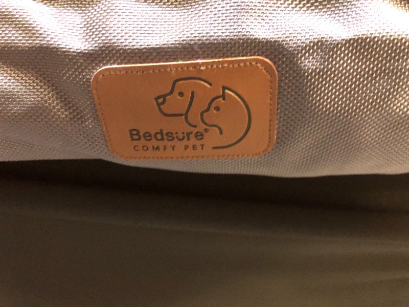 Photo 1 of Bedsure Orthopedic Memory Foam Dog Bed for Large Dogs Grey