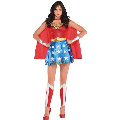 Photo 1 of Adult Women's Wonder Woman Costume Size XL Halloween Multi-Colored
