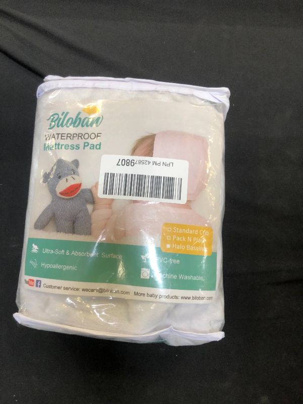 Photo 1 of Biloban Waterproof Mattress Pad-Halo Bassinet