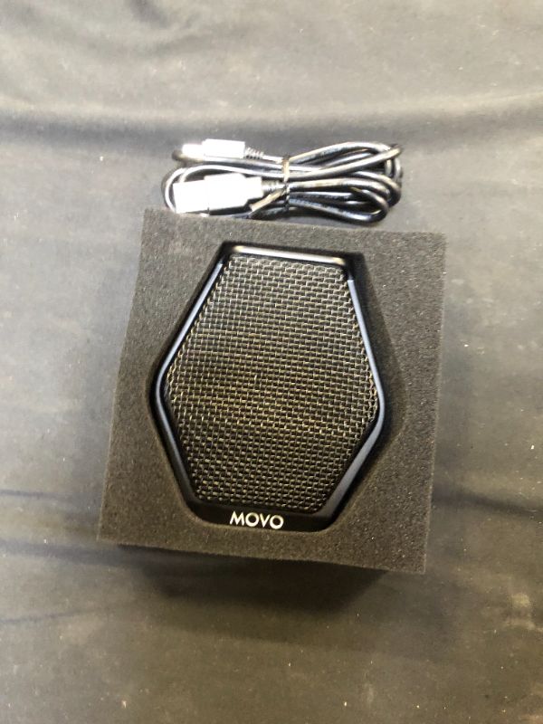 Photo 2 of Movo MC1000 Conference USB Microphone for Computer Desktop and Laptop with 180° / 20' Long Pick up Range Compatible with Windows and Mac 