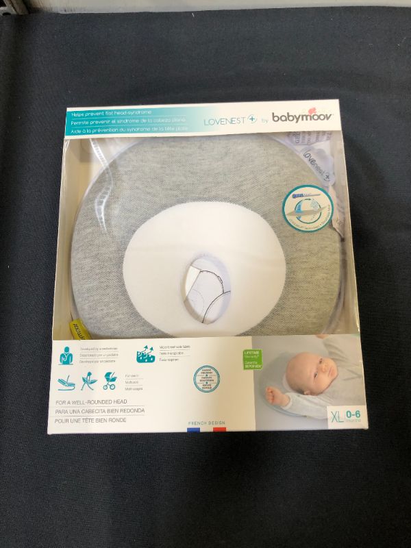 Photo 2 of Babymoov Lovenest Plus Baby Pillow | Pediatrician Designed Infant Head and Neck Support to Prevent Flat Head Syndrome (Patented Design)
