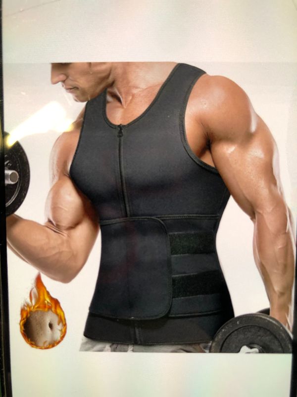 Photo 1 of PHIONEXEI MEN SWEAT VEST WAIST TRAINER 3XL