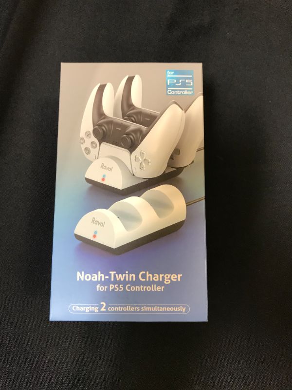 Photo 1 of Ravol PS 5 Controller Charging Station, Charging Dock Station for Playstation 5 Controller, Fast Charging Dock with LED Indicator (Controllers Not Included)
