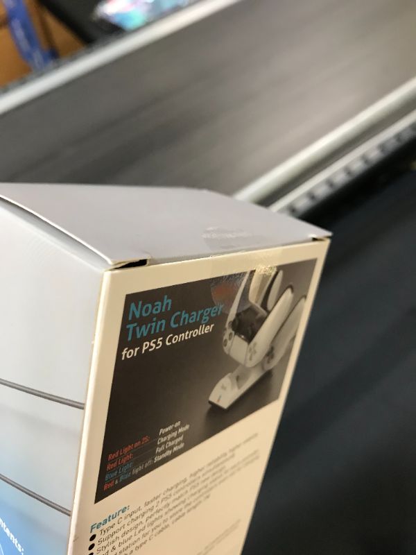 Photo 1 of Ravol PS 5 Controller Charging Station, Charging Dock Station for Playstation 5 Controller, Fast Charging Dock with LED Indicator (Controllers Not Included)