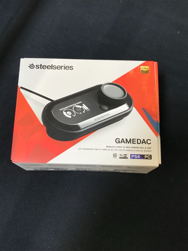 Photo 3 of SteelSeries GameDAC Certified Hi-Res Gaming DAC and Amp for PS4 and PC - Not Machine Specific
