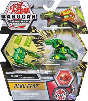 Photo 1 of Bakugan Ultra, Trox with Transforming Baku-Gear, Armored Alliance 3-inch Tall Collectible Action Figure
