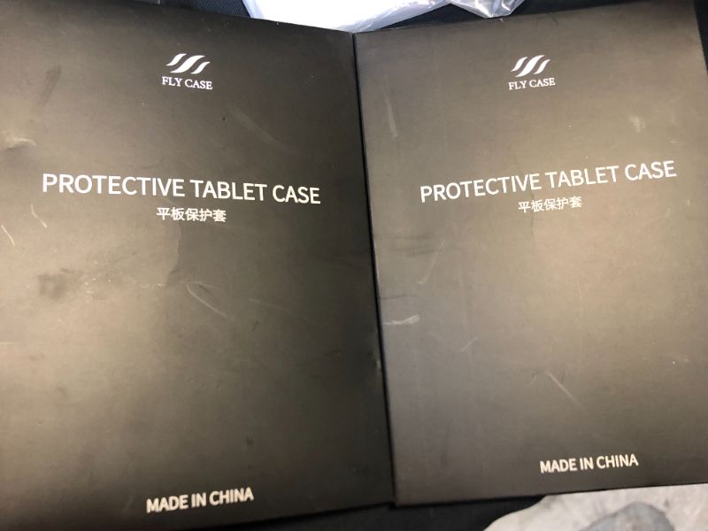 Photo 1 of FLY CASE for New iPad Pro 11 Inch Case 2021 3th Generation? Slim Lightweight Trifold Stand Smart Shell [Apple Pencil Charging Supported] Auto Sleep/Wake (Navy Blue) 2 Pack 
