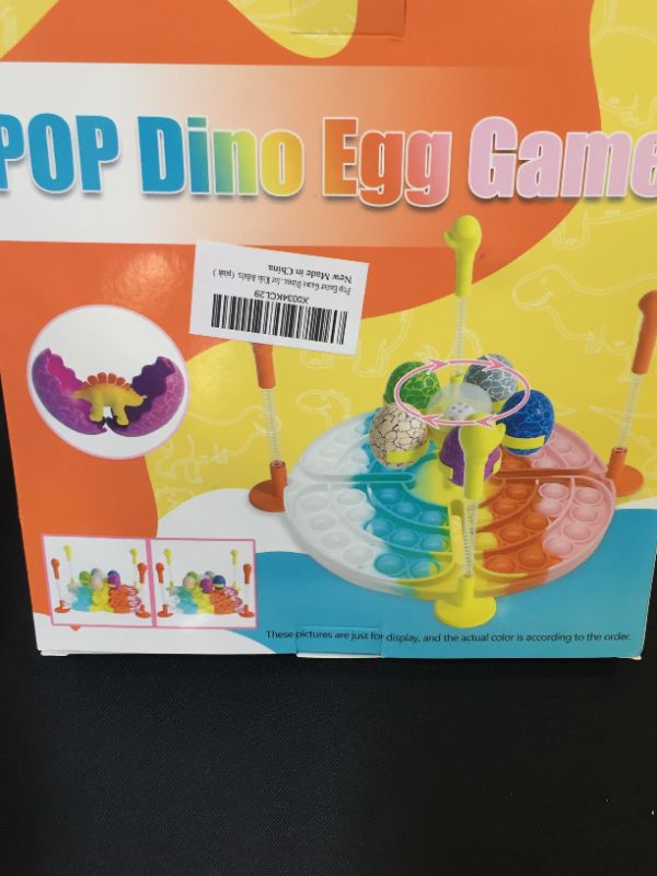 Photo 2 of Kids Toys Pop Its Dinosaur Eggs Games Easter Toys Games for Boys Girls Gifts It Party Favors for Kids Adults Autism ADHD Stress Relief, Silicone Push Bubble Sensory Toys
