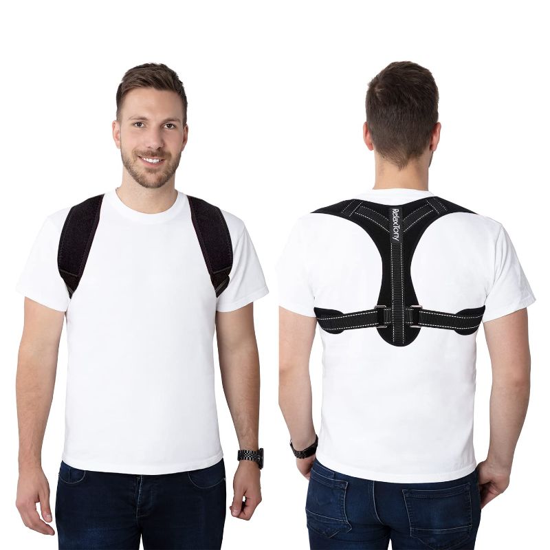 Photo 1 of Posture Corrector- Adjustable Posture Brace, Clavicle, Neck and Back Support - Effective And Comfortable Back Straightener -Upper Back Brace - Spine Support - Back Posture Corrector For Women & Men
