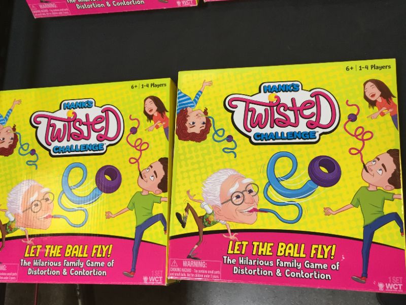 Photo 2 of Hank's Twisted Challenge Family Fun Game – Bend and Twist, Get The Ball Through The Maze to Win! 2 PACK
