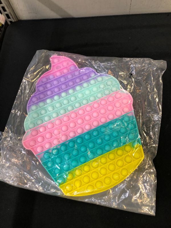 Photo 1 of Giant Pop Toy, Really Biggest Jumbo Huge Extra Large Mega Oversized , 100 Bubble Push Its Anxiety Stress Relief Toy Cute Cupcake
