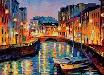 Photo 1 of 1000 Pieces Jigsaw Puzzles for Adults - Romantic Venice. Educational Intellectual Puzzle and Decompression Fun Games for Adults & Kids, Finished Size: 27.6" w x 19.7" h
