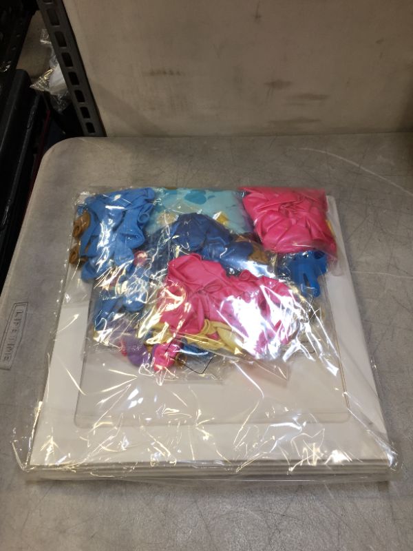 Photo 1 of 141 Pcs Gender Reveal Party Decorations with Gender Reveal Balloon Garland Kit, Boy or Girl Balloon, Pink and Blue Confetti, Clear Baby Boxes with Letters for Baby Shower Decorations
