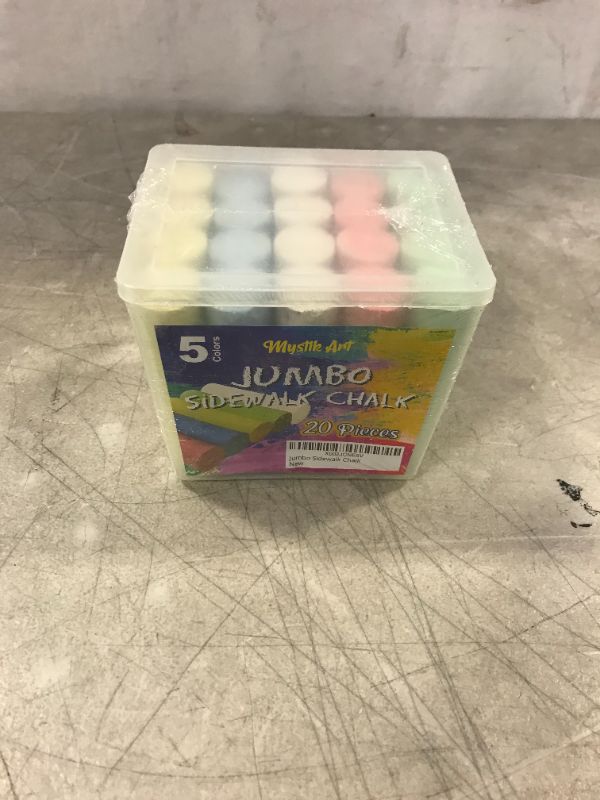 Photo 2 of Jumbo sidewalk chalk 20 pcs