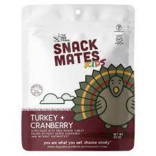 Photo 1 of The New Primal Turkey & Cranberry Bites, Snack Mates, Free-Range Turkey, Paleo, Gluten, Dairy & Soy Free, Low Sugar Kids Snack, Bite-Sized, Jerky, Naturally Sweetened, 2 Oz Per Pack (8 Pack)